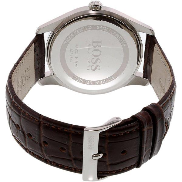 Hugo Boss Ambassador White Dial Leather Strap Men's Watch 1513021 - Watches of America #4