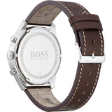 Hugo Boss Pioneer Brown Leather Strap Men's Watch 1513709 - Watches of America #3