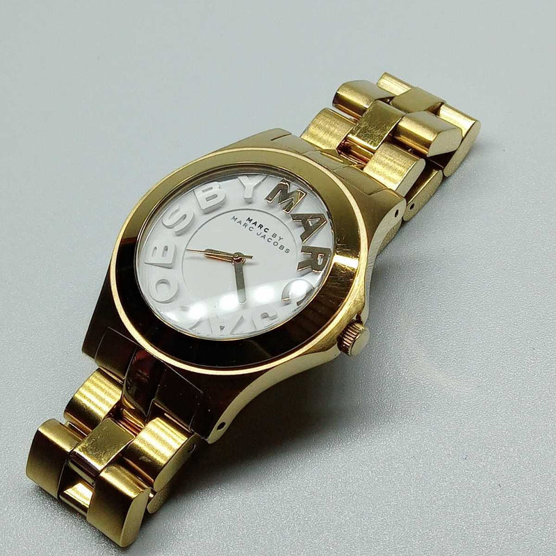 Marc Jacobs Women's 'Rivera' Gold-Tone Stainless Steel Watch MBM3134 - Watches of America #6
