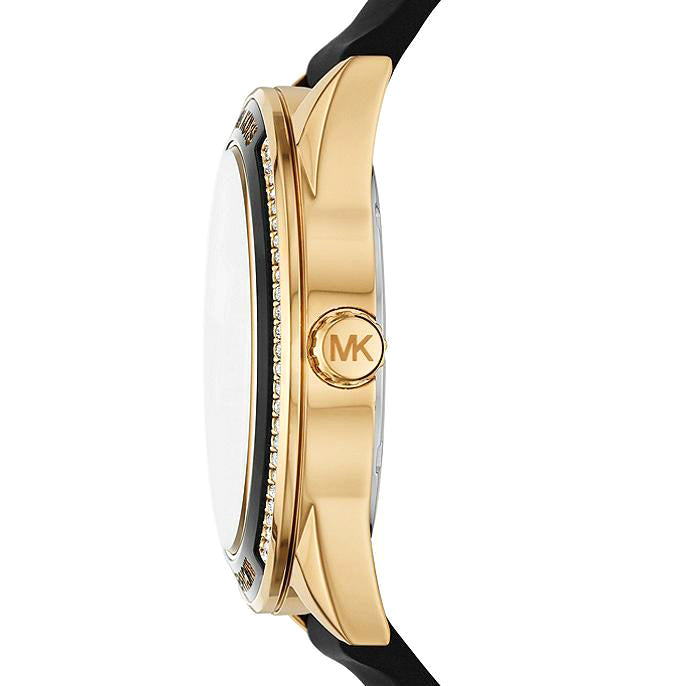 Michael Kors Quartz Black Silicon Strap Women's Watch MK6944 - Watches of America #2