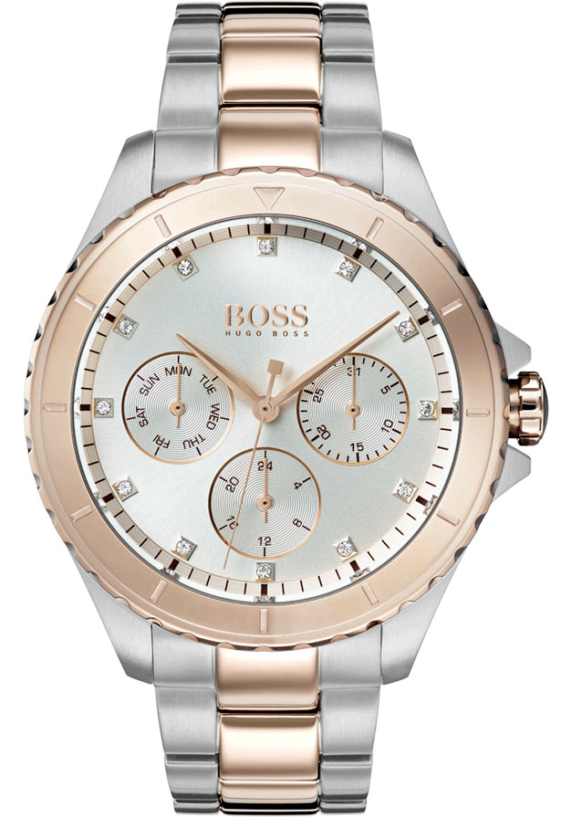 Hugo Boss Classic Silver Two Tone Women's Watch 1502446