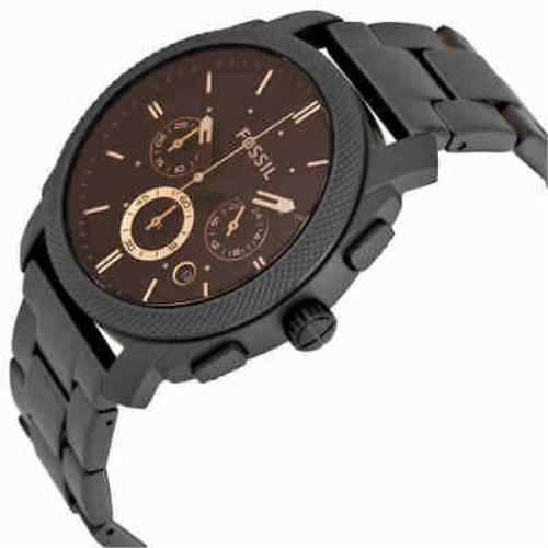 Fossil Machine Chronograph Dark Brown Dial Men's Watch FS4682 - Watches of America #2