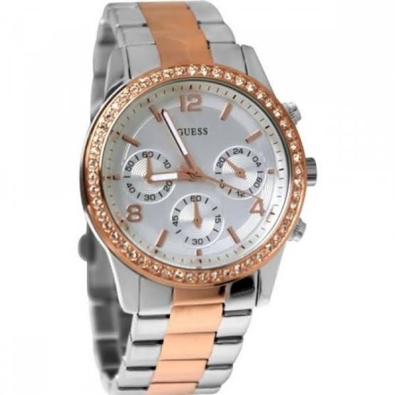 Guess Mini Spectrum Diamond Two-Tone Ladies Watch  W0122L1 - Watches of America