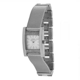 Guess Nouveau Diamond Silver Dial Ladies Watch  W0127L1 - Watches of America