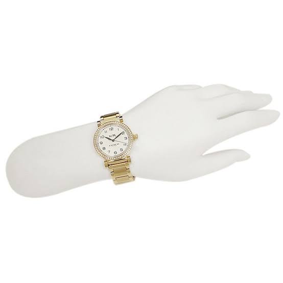 Coach Madison White Dial Gold-Tone Ladies Watch 14502397 - Watches of America #5