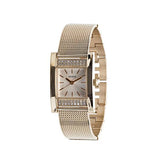 Guess Nouveau Diamond Gold Dial Ladies Watch  W0127L2 - Watches of America
