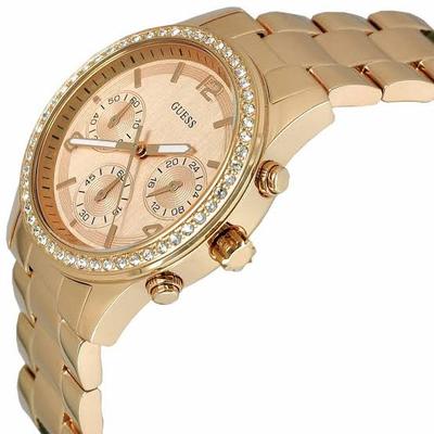 Guess Mini Spectrum Crystal Rose Gold Ladies Watch W0122L3 - Watches of America #2