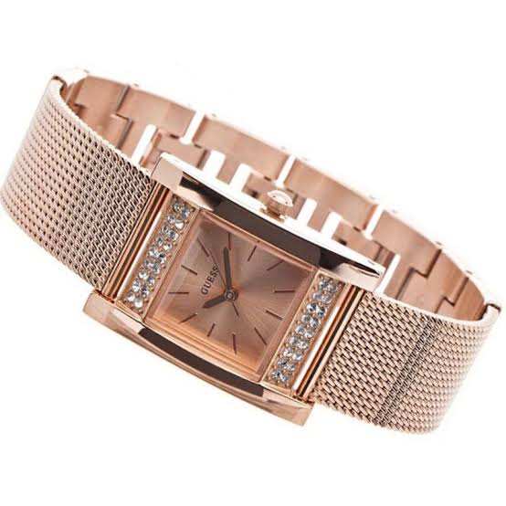 Guess Nouveau Diamond Rose Gold Ladies Watch W0127L3 - Watches of America #2