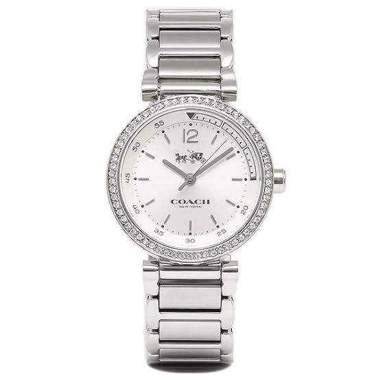 Coach 1941 Sport Silver Diamond Ladies Watch  14502194 - Watches of America