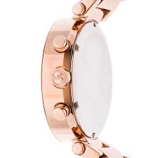Michael Kors Parker Crystal Paved Rose Gold Ladies Watch MK5857 - Watches of America #2