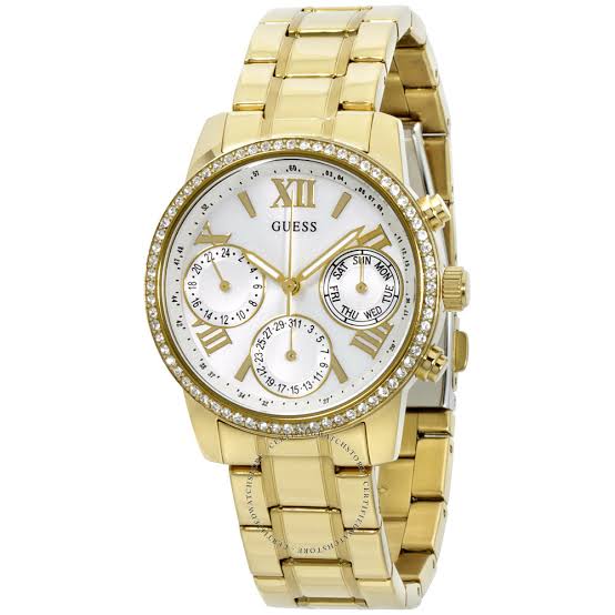 Guess Mini Sunrise Diamond All Gold Ladies Watch  W0623L3 - Watches of America