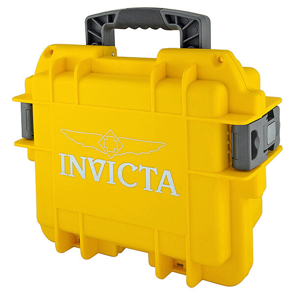 Invicta 3 Slot Watch Case Yellow #DC3YEL - Watches of America #2