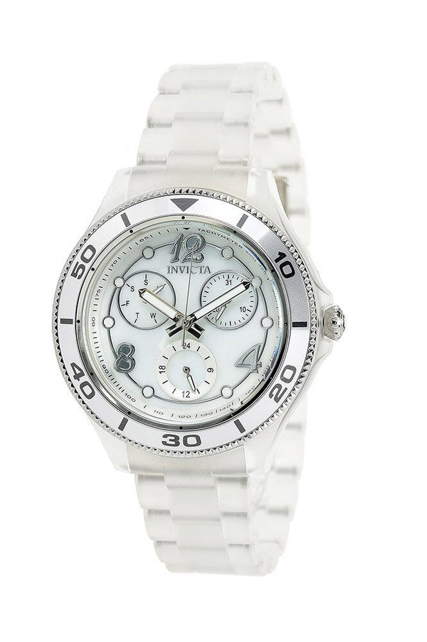 Invicta Anatomic Quartz Silver Dial Ladies Watch #30367 - Watches of America