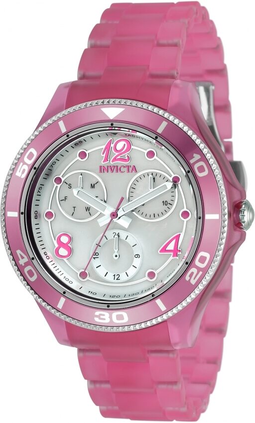 Invicta Anatomic Quartz Silver Dial Ladies Watch #30365 - Watches of America