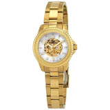 Invicta Angel Automatic Crystal White Dial Ladies Watch #16704 - Watches of America