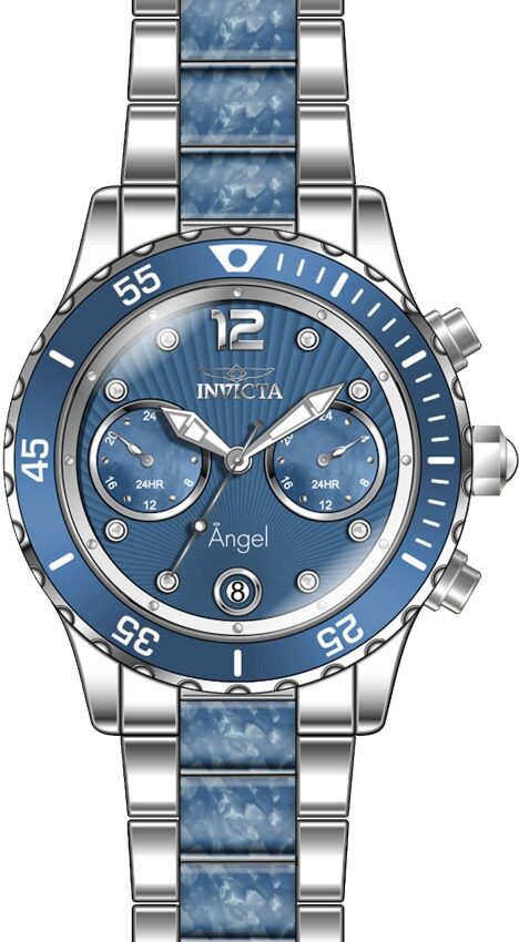 Invicta Angel Blue Dial Ladies Watch #24704 - Watches of America