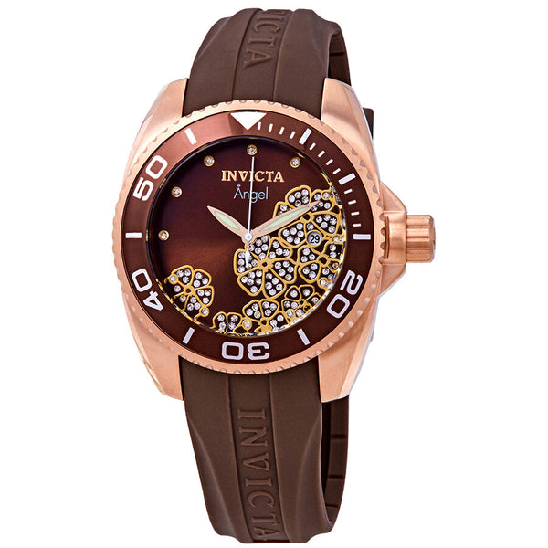 Invicta Angel Brown Dial Ladies Watch 23489 Watches of America