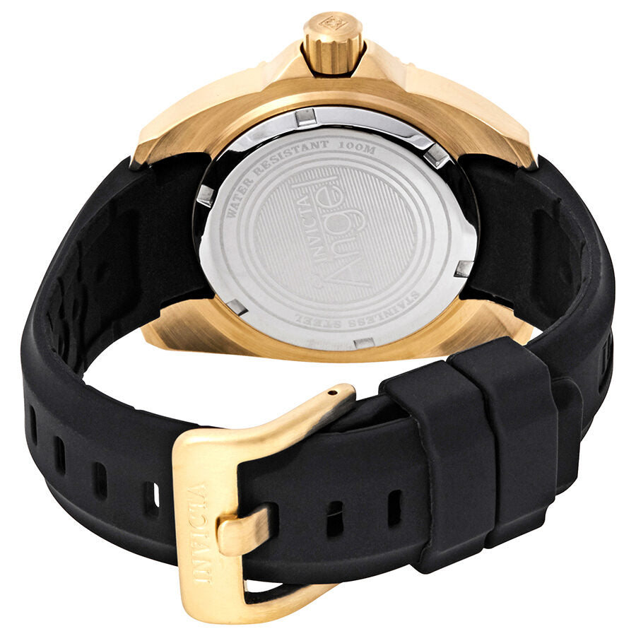 Invicta Angel Champagne Dial Black Silicone Ladies Watch #23488 - Watches of America #3