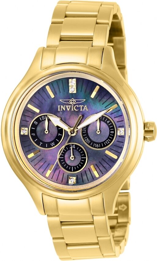 Invicta Angel Crystal Black Dial Arrow Ladies Watch #28735 - Watches of America