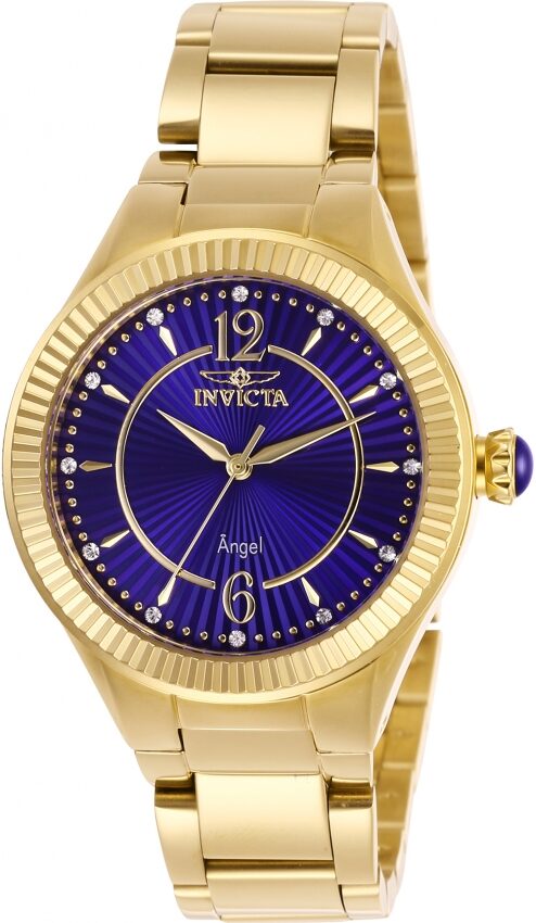 Invicta Angel Crystal Blue Dial Ladies Watch #28281 - Watches of America