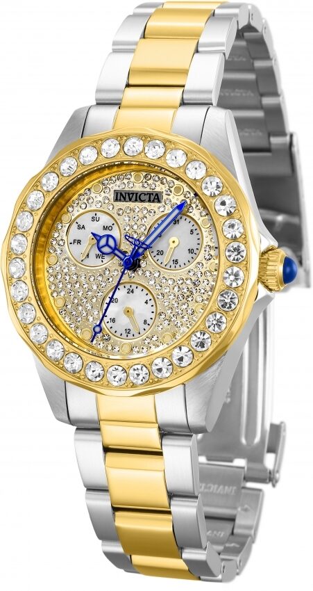 Invicta Angel Crystal Gold Dial Two-tone Ladies Watch #28458 - Watches of America #2