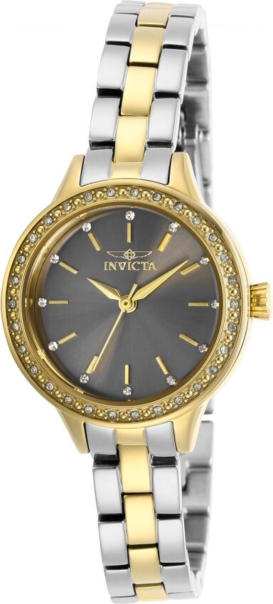 Invicta Angel Quartz Crystal Grey Dial Ladies Watch and Bracelet Set #29317 - Watches of America #2