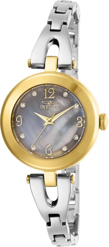 Invicta Angel Quartz Crystal Grey Dial Ladies Watch and Bracelet Set #29336 - Watches of America #2