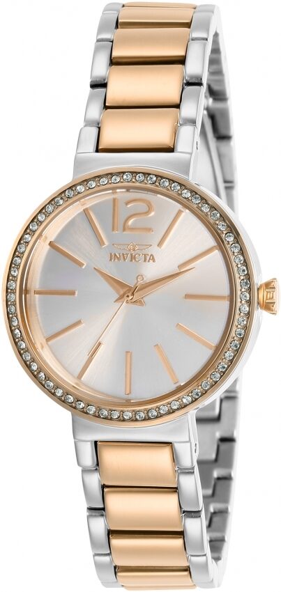 Invicta Angel Quartz Crystal Ladies Watch and Bangle Set #29276 - Watches of America #2