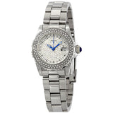 Invicta Angel Silver Crystal-set Dial Ladies Watch #28439 - Watches of America