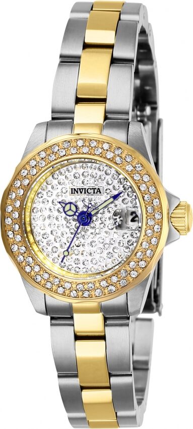 Invicta Angel Crystal Silver Dial Ladies Watch #28454 - Watches of America