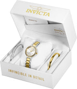 Invicta Angel Quartz Crystal Silver Dial Ladies Watch and Bangle Set #29273 - Watches of America #3