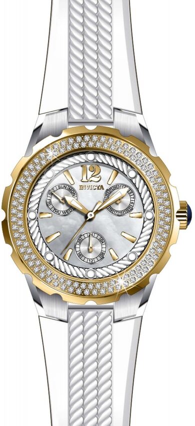 Invicta Angel Crystal White Dial Ladies Watch #29089 - Watches of America