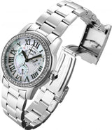 Invicta Angel Crystal White Mother of Pearl Dial Ladies Watch #28470 - Watches of America #2