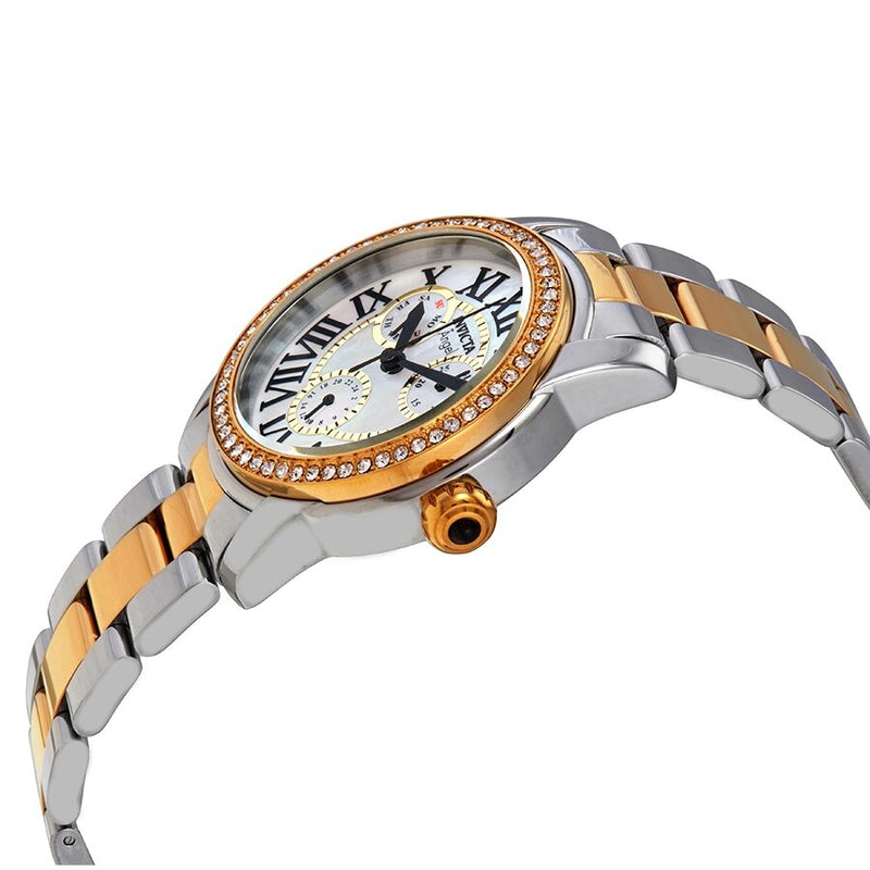 Invicta Angel Crystal White Mother of Pearl Dial Ladies Watch #28471 - Watches of America #2