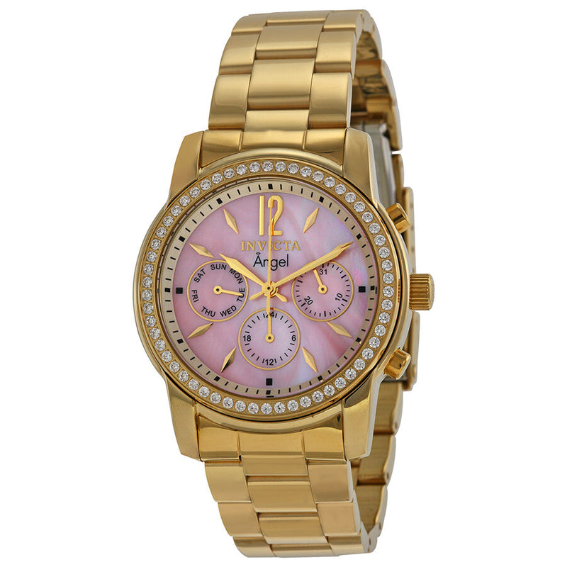 Invicta Angel GMT Diamond Accented Ladies Watch #11772 - Watches of America