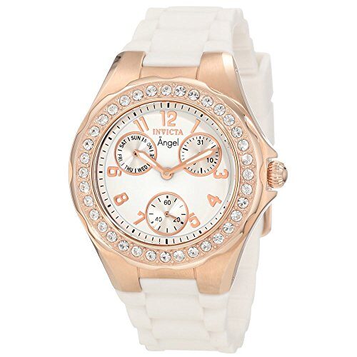 Invicta Angel Jellyfish Multi-Function White Dial Ladies Watch #1646 - Watches of America