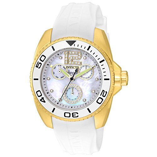 Invicta Angel Multi-Function Mother of Pearl Dial Ladies Watch #21703 - Watches of America