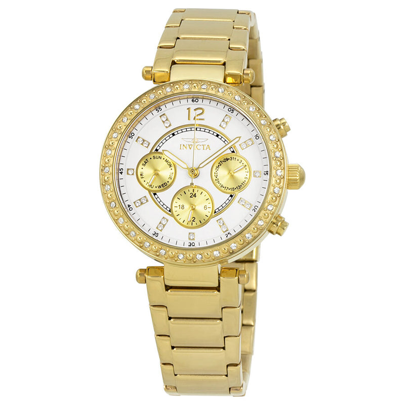 Invicta Angel Multi-Function Silver Dial Ladies Watch #21387 - Watches of America