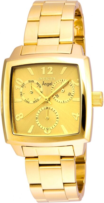 Invicta Angel Multi-Function Gold Dial Ladies Watch #21710 - Watches of America