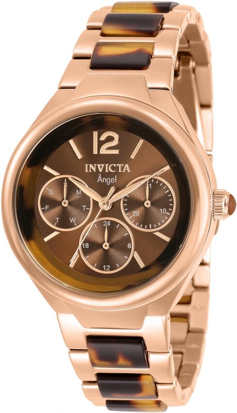 Invicta Angel Quartz Brown Dial Ladies Watch #32064 - Watches of America