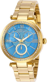Invicta Angel Quartz Crystal Blue Dial Ladies Watch #29297 - Watches of America