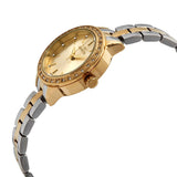Invicta Angel Quartz Crystal Gold Dial Ladies Watch and Bracelet #29318 - Watches of America #2