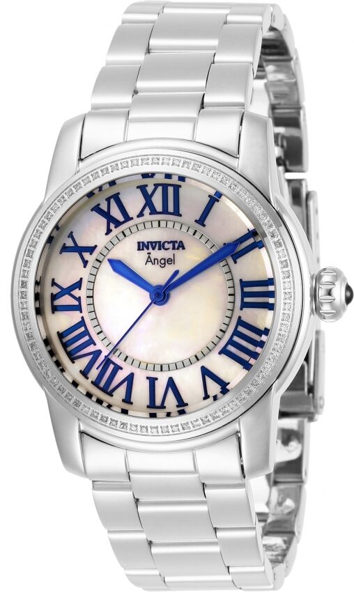 Invicta Angel Quartz Diamond White Dial Ladies Watch #29878 - Watches of America