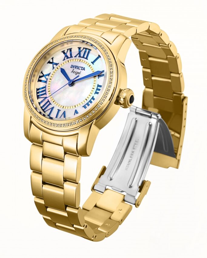 Invicta Angel Quartz Diamond White Dial Ladies Watch #29879 - Watches of America #2