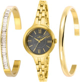 Invicta Angel Quartz Grey Dial Ladies Watch and Bracelet Set #29342 - Watches of America