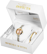 Invicta Angel Quartz Gold Dial Ladies Watch and Bracelet Set #29346 - Watches of America #3