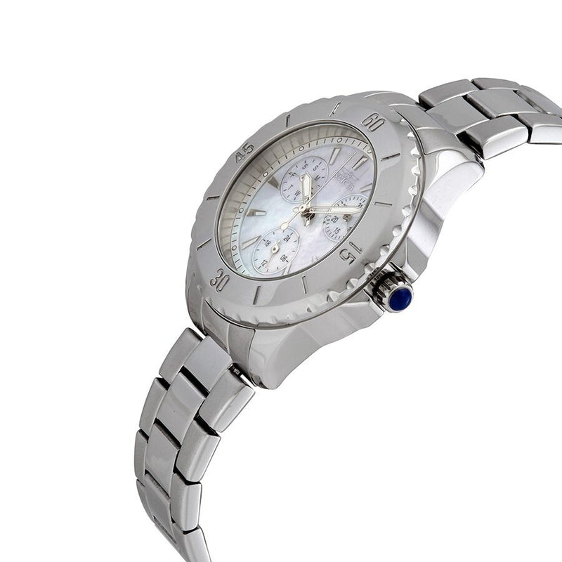 Invicta Angel Quartz White Mother of Pearl Dial Ladies Watch #29106 - Watches of America #2