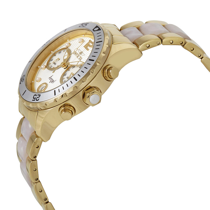 Invicta Angel Silver Mother of Pearl Dial Quartz Ladies Watch #24702 - Watches of America #2
