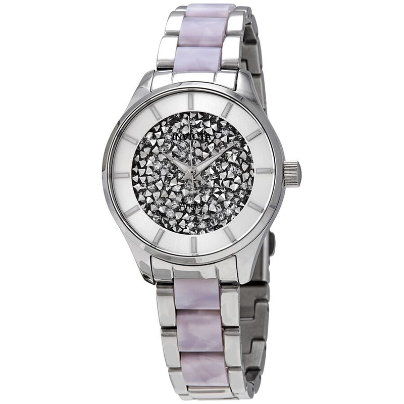 Invicta Angel White Dial Stainless Steel Ladies Watch #25246 - Watches of America