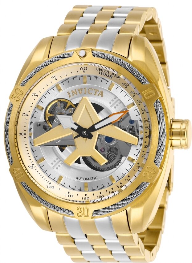 Invicta Aviator Automatic Silver Dial Men's Watch #28210 - Watches of America